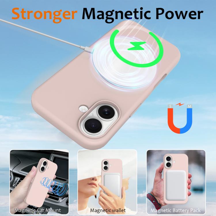 For iPhone 17 Shockproof Silicone Magsafe Phone Case