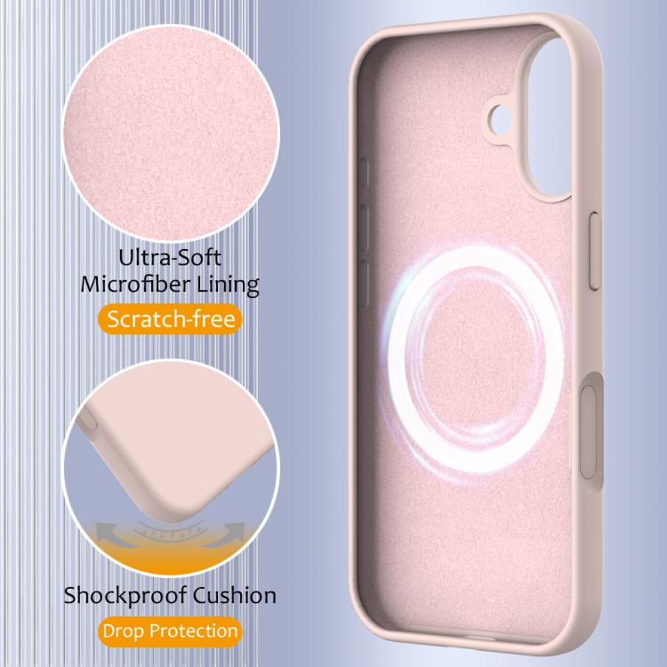 For iPhone 17 Shockproof Silicone Magsafe Phone Case
