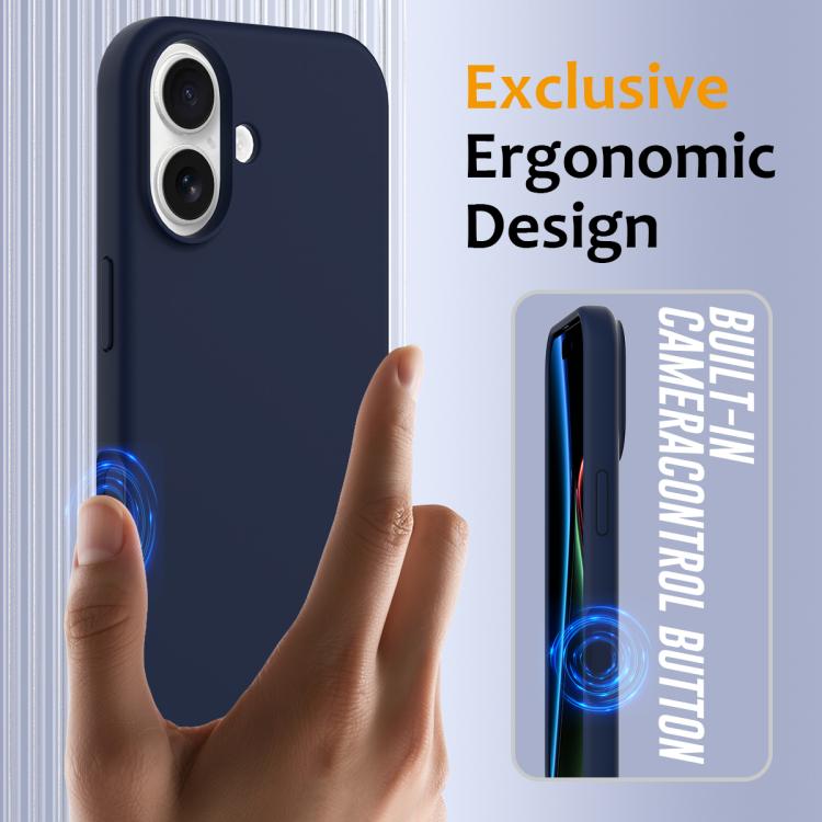 For iPhone 17 Shockproof Silicone Magsafe Phone Case