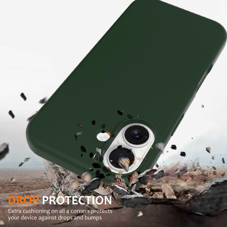 For iPhone 17 Shockproof Silicone Magsafe Phone Case