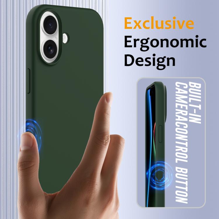 For iPhone 17 Shockproof Silicone Magsafe Phone Case