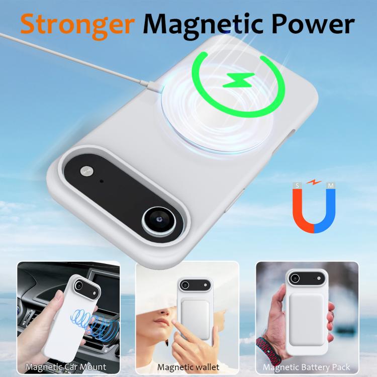 For iPhone Air Shockproof Silicone Magsafe Phone Case
