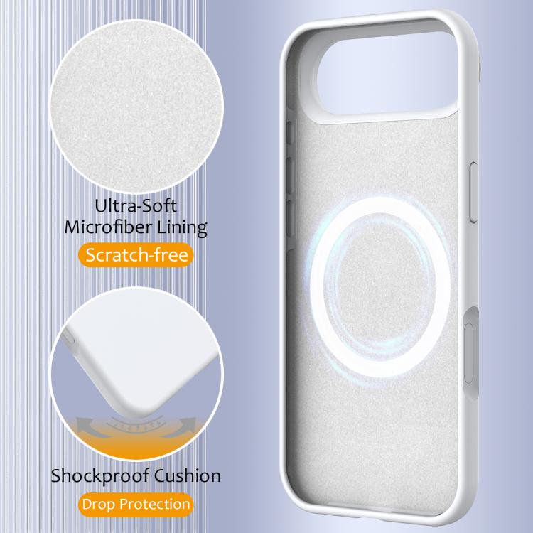For iPhone Air Shockproof Silicone Magsafe Phone Case