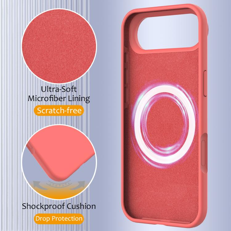 For iPhone Air Shockproof Silicone Magsafe Phone Case
