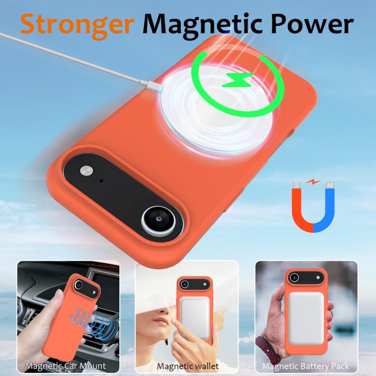 For iPhone Air Shockproof Silicone Magsafe Phone Case