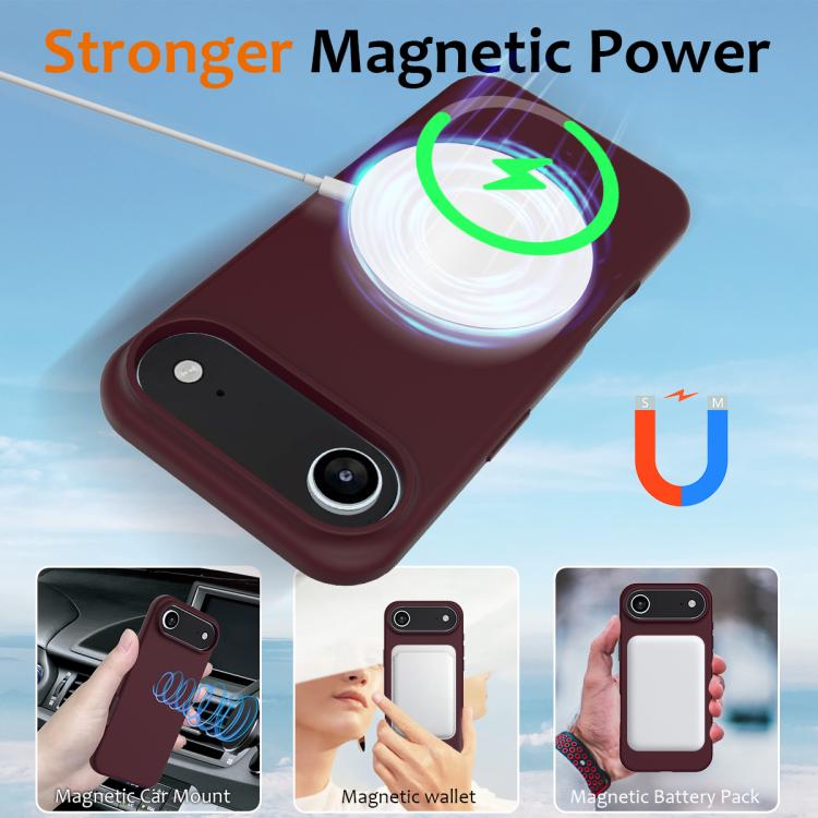 For iPhone Air Shockproof Silicone Magsafe Phone Case