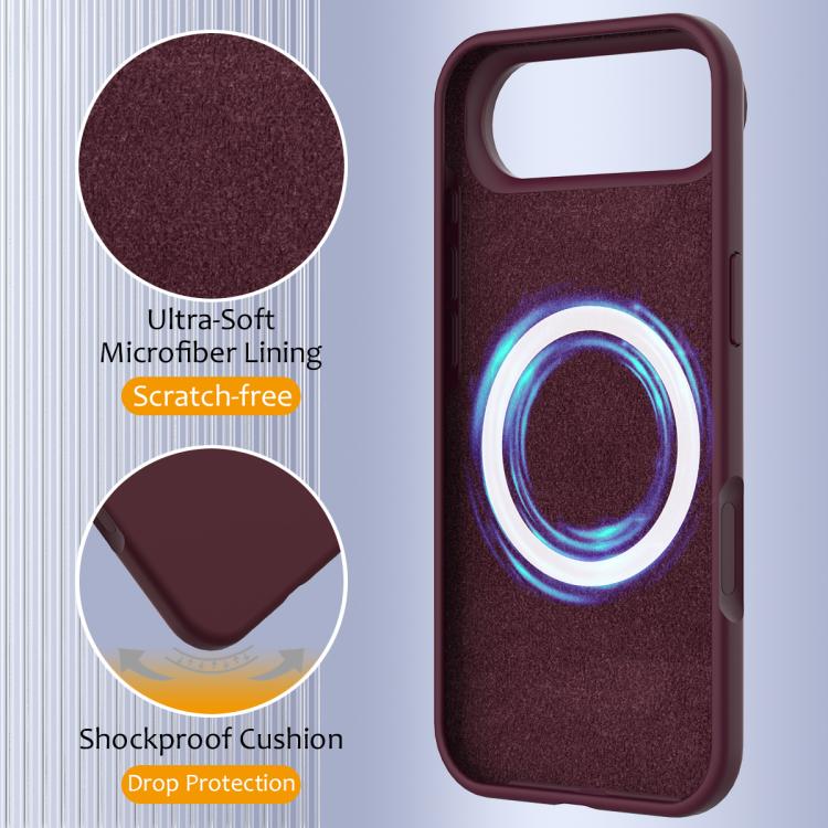 For iPhone Air Shockproof Silicone Magsafe Phone Case