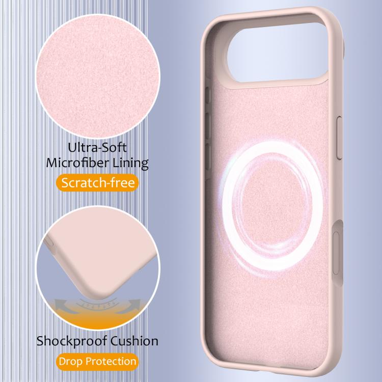 For iPhone Air Shockproof Silicone Magsafe Phone Case