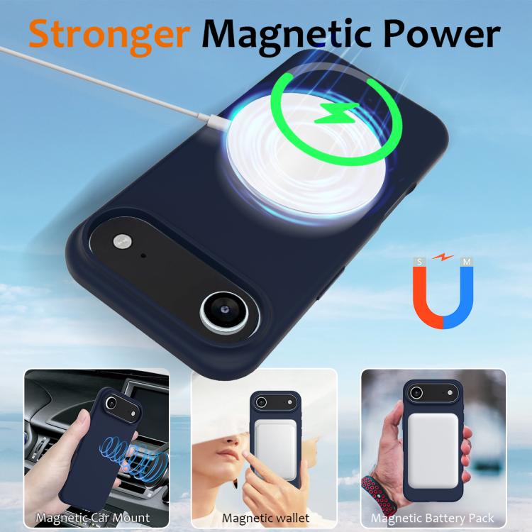 For iPhone Air Shockproof Silicone Magsafe Phone Case
