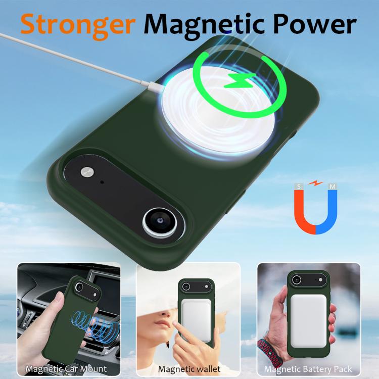 For iPhone Air Shockproof Silicone Magsafe Phone Case