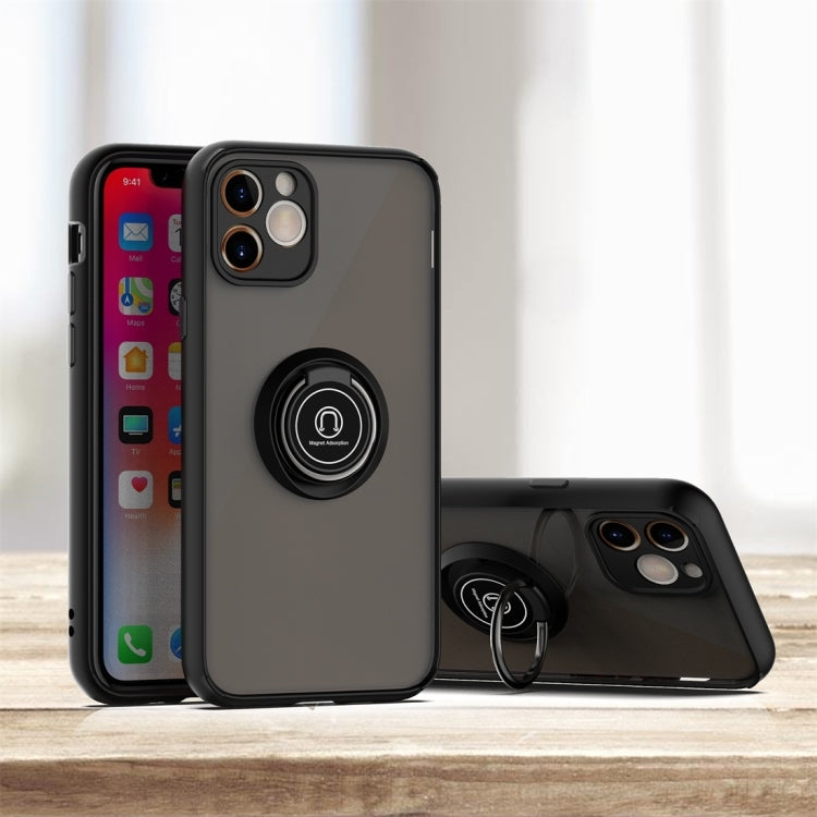 For iPhone 11 Pro Q Shadow 1 Generation Series TPU + PC Protective Case with 360 Degrees Rotate Ring Holder
