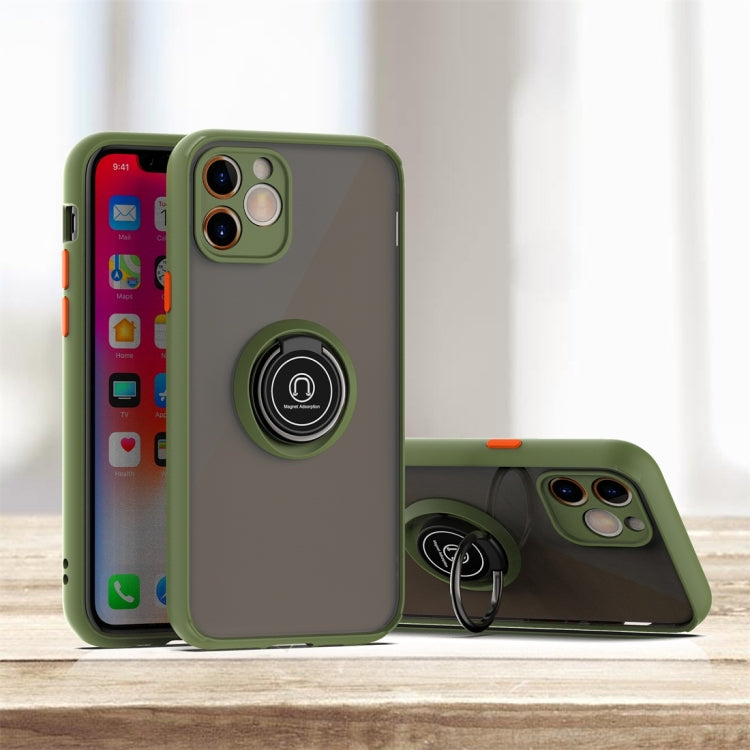 For iPhone 11 Pro Q Shadow 1 Generation Series TPU + PC Protective Case with 360 Degrees Rotate Ring Holder