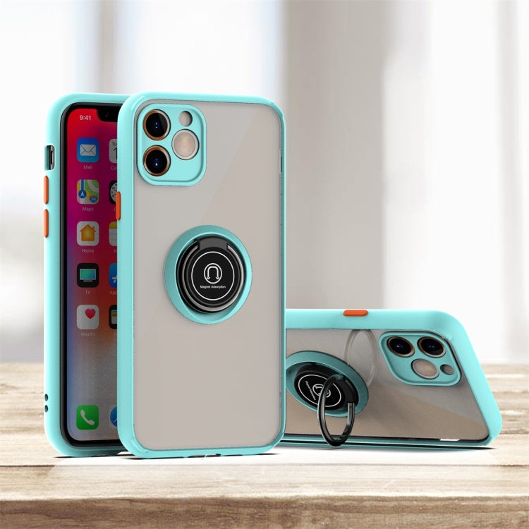 For iPhone 11 Pro Q Shadow 1 Generation Series TPU + PC Protective Case with 360 Degrees Rotate Ring Holder