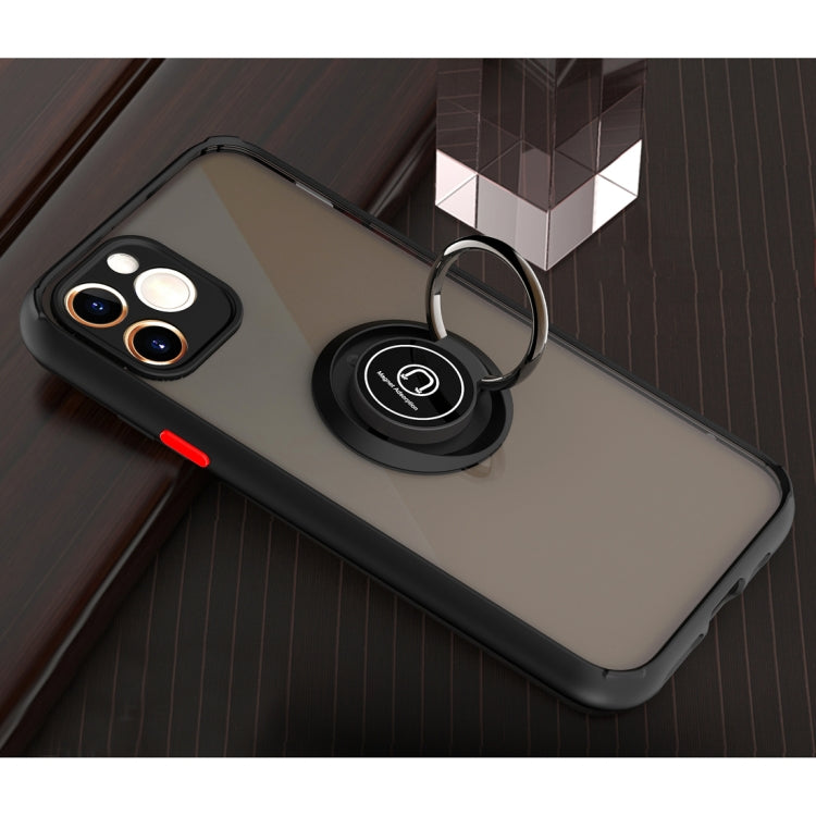 For iPhone 11 Q Shadow 1 Generation Series TPU + PC Protective Case with 360 Degrees Rotate Ring Holder
