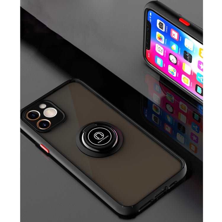 For iPhone 11 Pro Max Q Shadow 1 Generation Series TPU + PC Protective Case with 360 Degrees Rotate Ring Holder