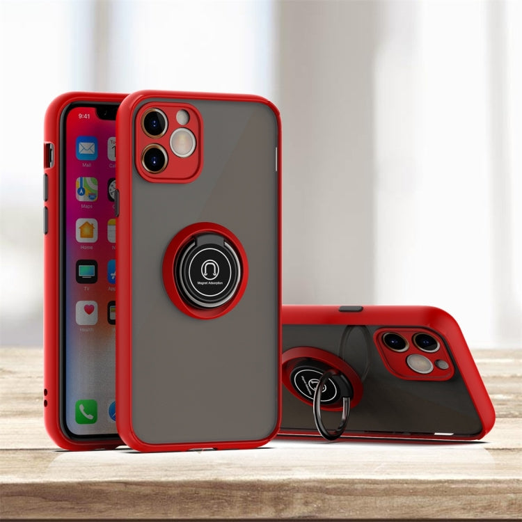 For iPhone 11 Pro Max Q Shadow 1 Generation Series TPU + PC Protective Case with 360 Degrees Rotate Ring Holder
