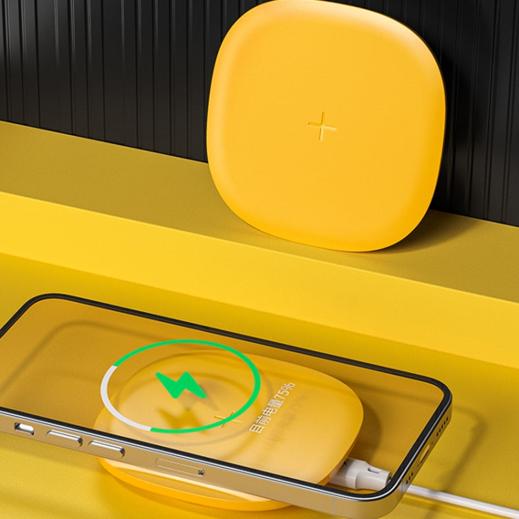 WK WP-U165 15W Desktop Wireless Charger(Yellow)