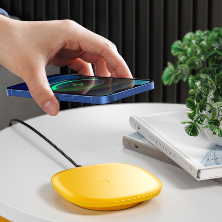 WK WP-U165 15W Desktop Wireless Charger(Yellow)