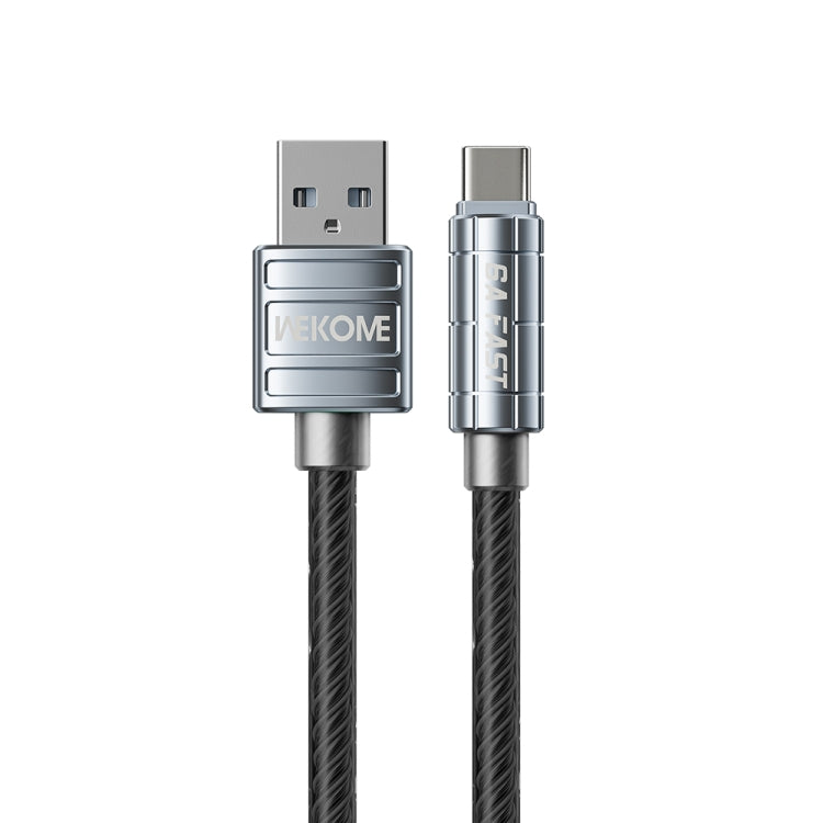 WK WDC-203a 6A USB to USB-C/Type-C Data Cable, Length: 1m