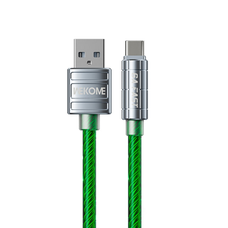 WK WDC-203a 6A USB to USB-C/Type-C Data Cable, Length: 1m