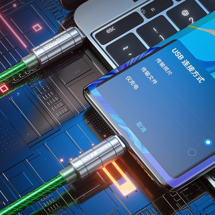 WK WDC-203a 6A USB to USB-C/Type-C Data Cable, Length: 1m