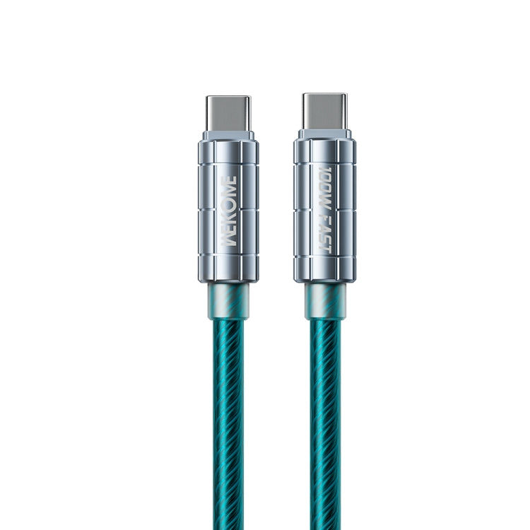 WK WDC-12 100W USB-C/Type-C to USB-C/Type-C Super Fast Charging Data Cable, Length: 1m
