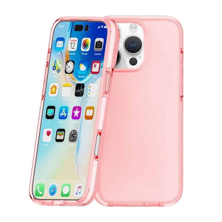 For iPhone 16 Pro Max Two-color Shockproof High Transparency TPU Phone Case