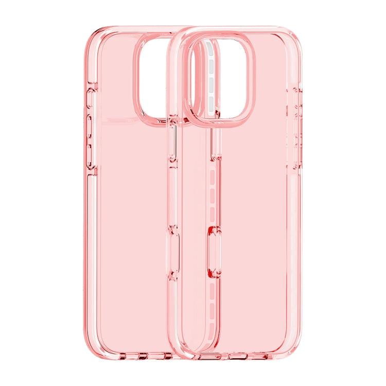 For iPhone 16 Pro Two-color Shockproof High Transparency TPU Phone Case