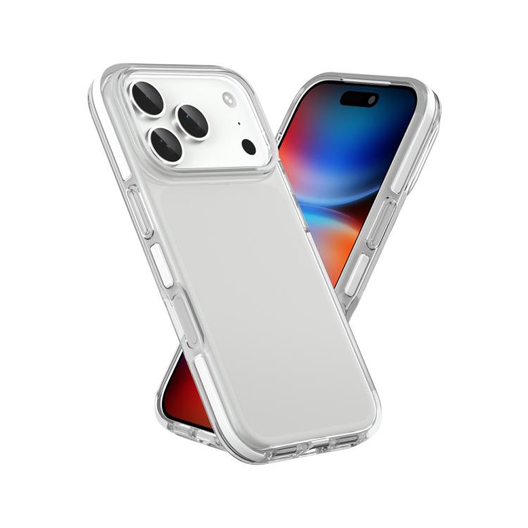 For iPhone 17 Pro Max Two-color Shockproof High Transparency TPU Phone Case