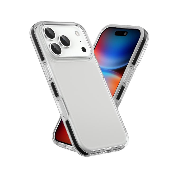 For iPhone 17 Pro Two-color Shockproof High Transparency TPU Phone Case