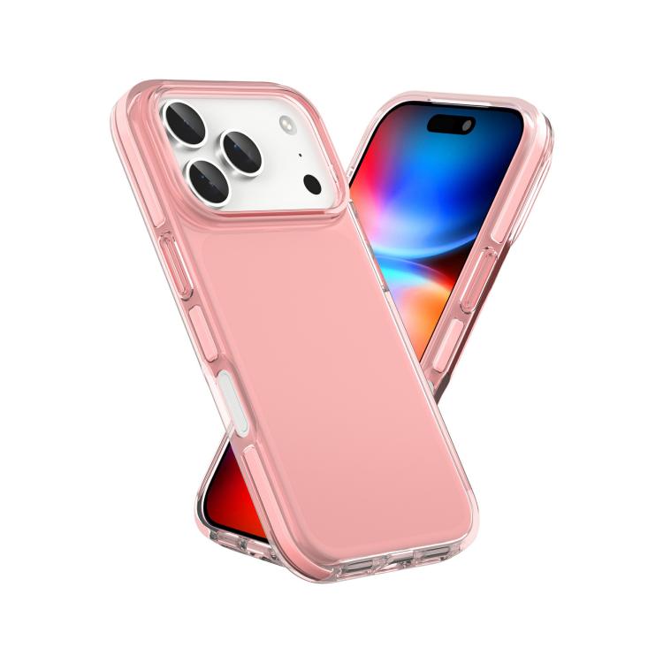For iPhone 17 Pro Two-color Shockproof High Transparency TPU Phone Case