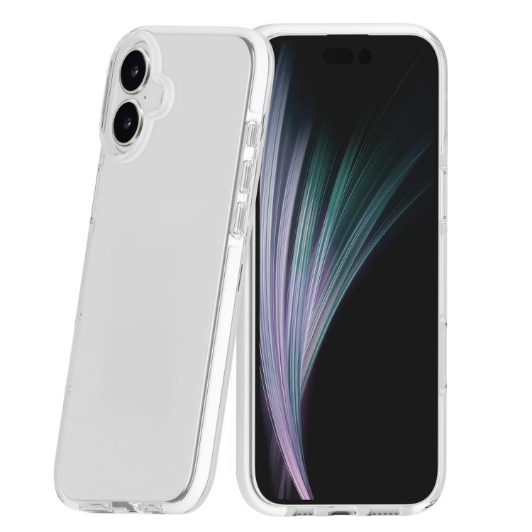 For iPhone 17 Two-color Shockproof High Transparency TPU Phone Case