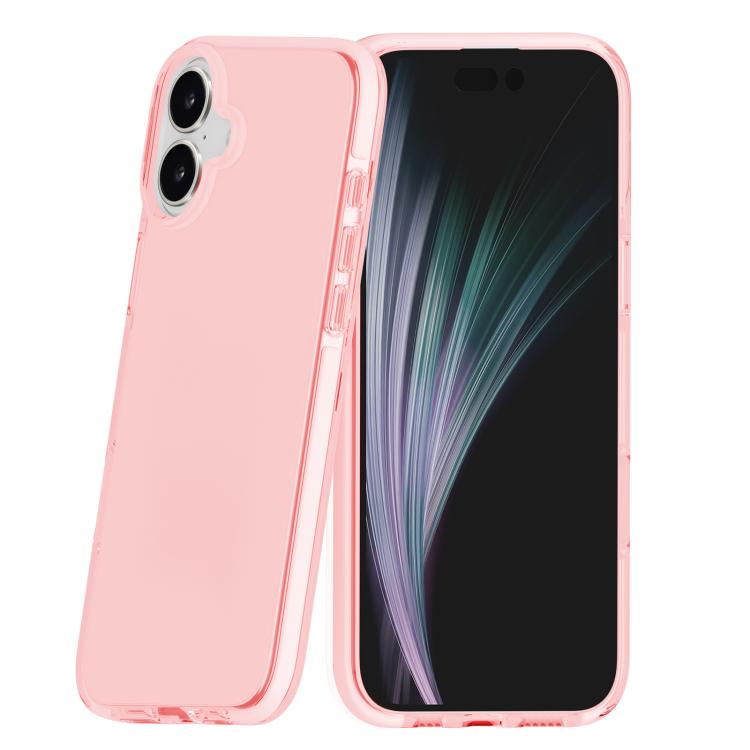 For iPhone 17 Two-color Shockproof High Transparency TPU Phone Case