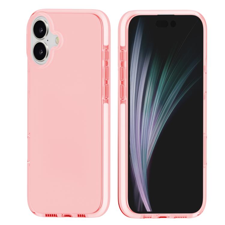 For iPhone 17 Two-color Shockproof High Transparency TPU Phone Case