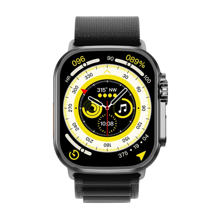 WS-E9 Ultra 2.2 inch IP67 Waterproof Loop Nylon Band Smart Watch, Support Heart Rate / NFC