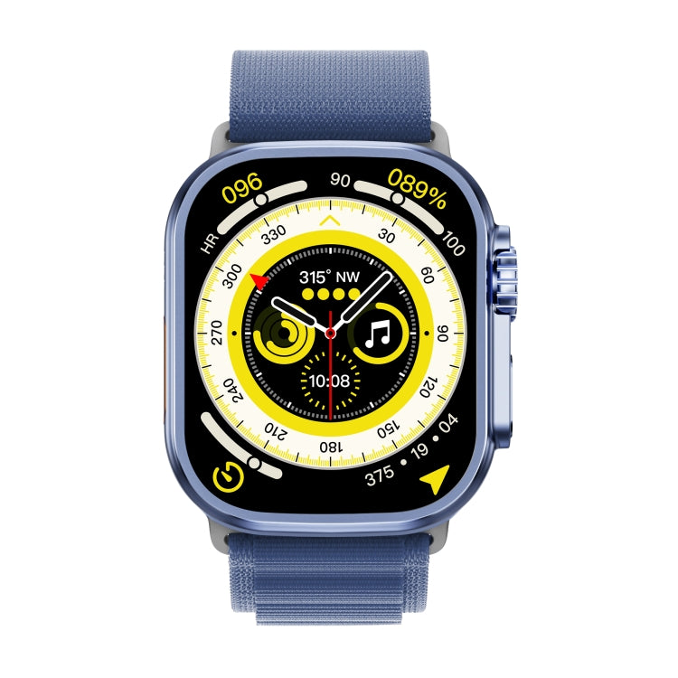 WS-E9 Ultra 2.2 inch IP67 Waterproof Loop Nylon Band Smart Watch, Support Heart Rate / NFC