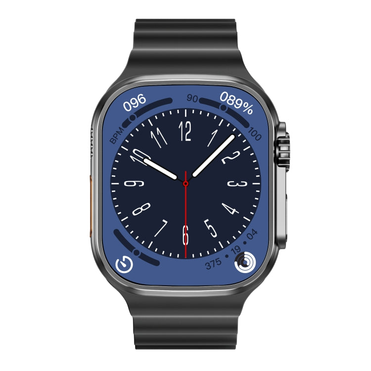 WS-E9 Ultra 2.2 inch IP67 Waterproof Ocean Silicone Band Smart Watch, Support Heart Rate / NFC