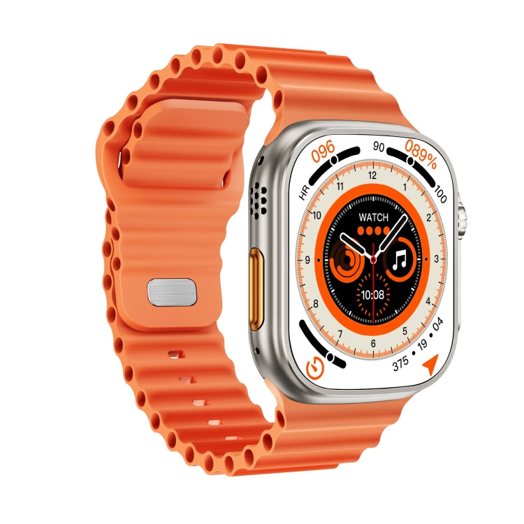 WS-E9 Ultra 2.2 inch IP67 Waterproof Ocean Silicone Band Smart Watch, Support Heart Rate / NFC