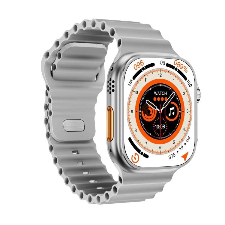 WS-E9 Ultra 2.2 inch IP67 Waterproof Ocean Silicone Band Smart Watch, Support Heart Rate / NFC