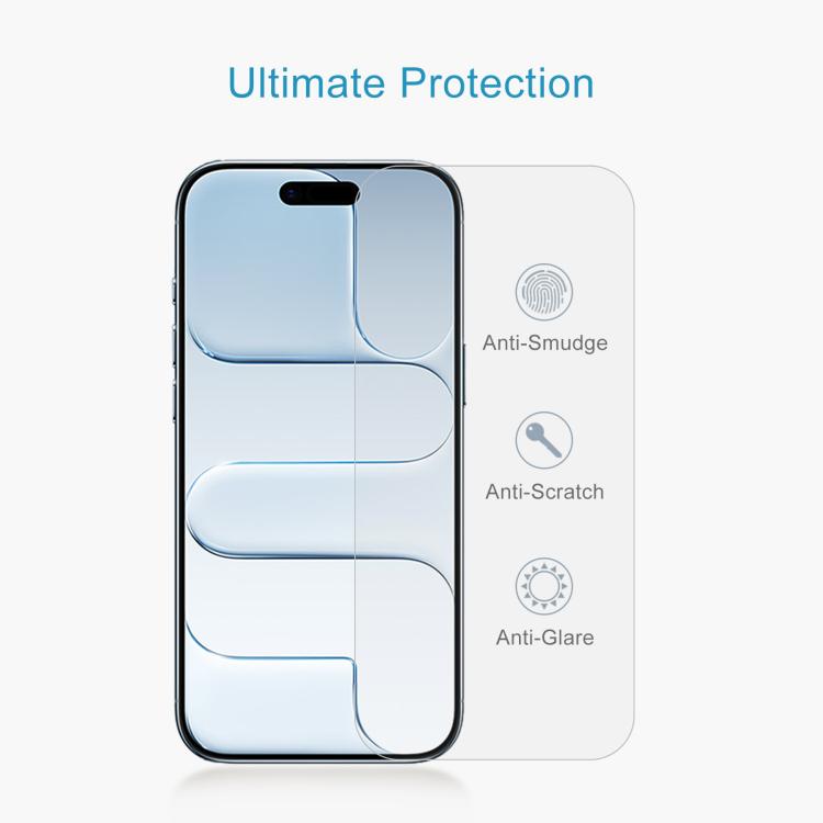 For iPhone Air 10pcs 0.26mm 9H 2.5D High Aluminum Tempered Glass Film