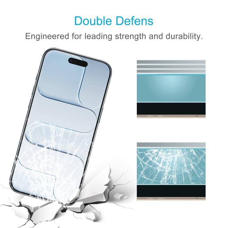 For iPhone Air 10pcs 0.26mm 9H 2.5D High Aluminum Tempered Glass Film