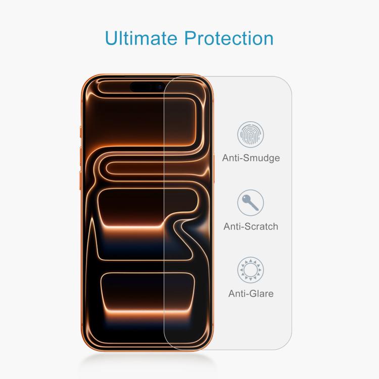 For iPhone 17 Pro Max 10pcs 0.26mm 9H 2.5D High Aluminum Tempered Glass Film