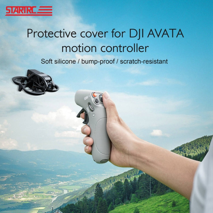 For DJI Avata Rocker / RC Motion 2 Silicone Protective Case(Grey)