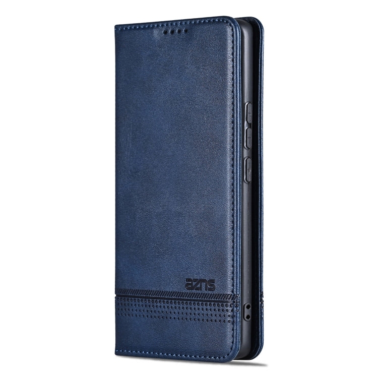 For Xiaomi Redmi Note 13 Pro 4G AZNS Magnetic Calf Texture Flip Leather Phone Case