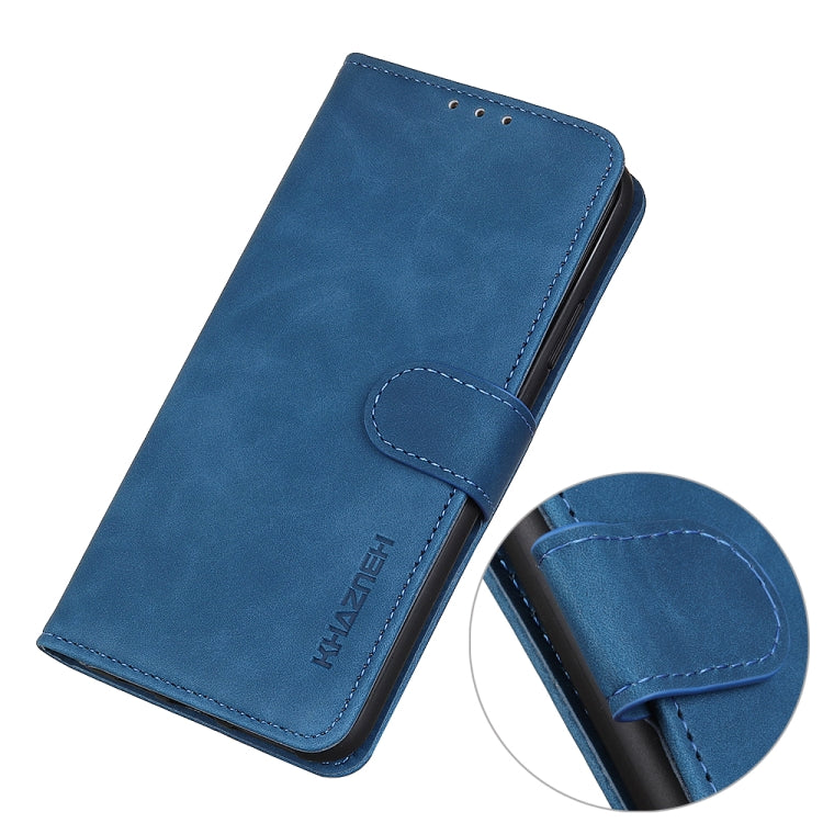 For iPhone 16 KHAZNEH Retro Texture Leather Phone Case