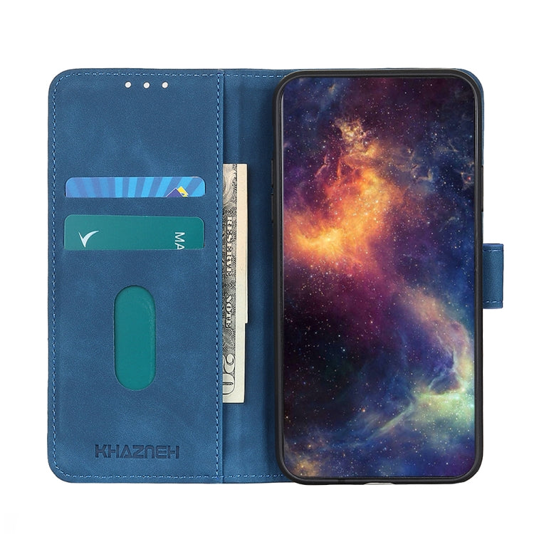 For iPhone 16 Plus KHAZNEH Retro Texture Leather Phone Case