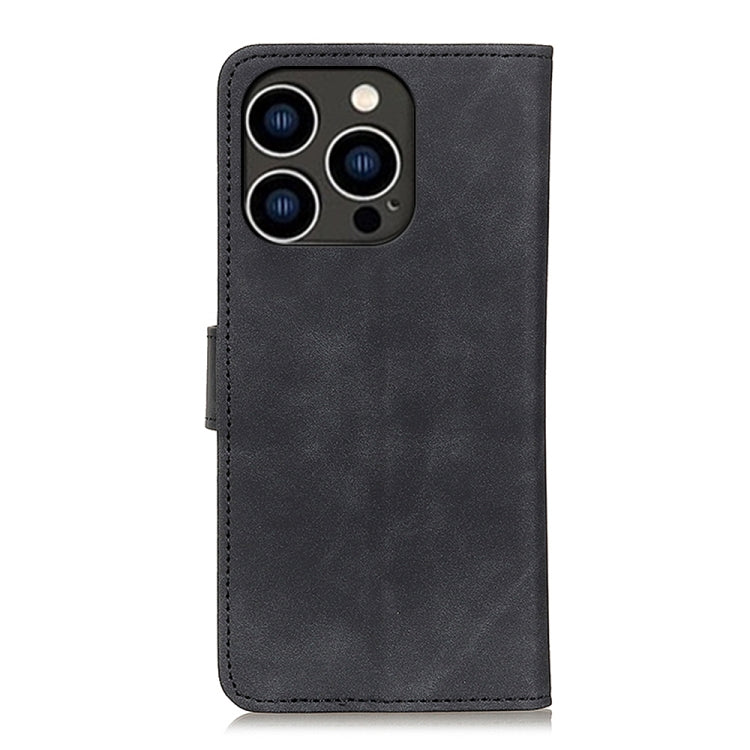 For iPhone 16 Pro KHAZNEH Retro Texture Leather Phone Case