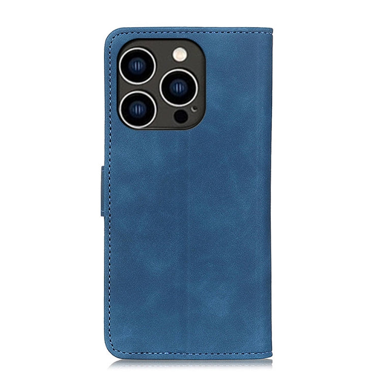 For iPhone 16 Pro KHAZNEH Retro Texture Leather Phone Case