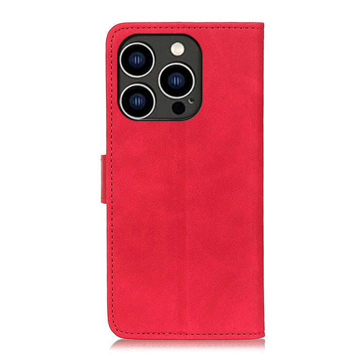 For iPhone 16 Pro KHAZNEH Retro Texture Leather Phone Case