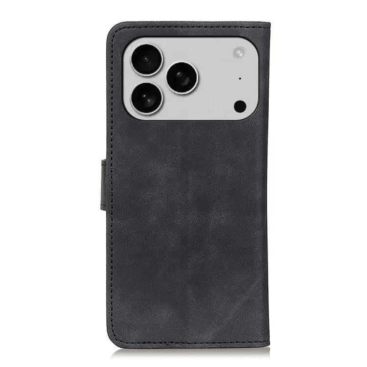 For iPhone 17 Pro Max KHAZNEH Retro Texture Leather Phone Case